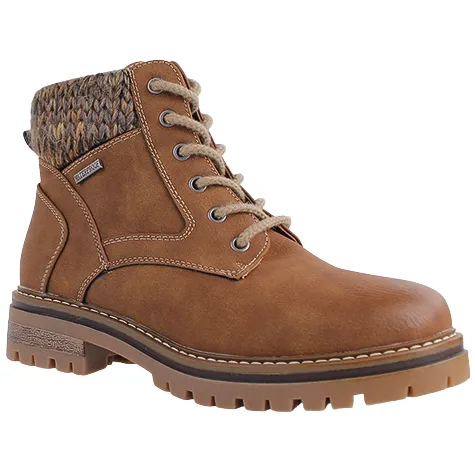 Lunar Boots<Ladies Laced Ankle Boots - Yestin - Tan