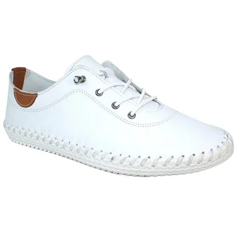 Lunar Trainers<Ladies Trainers - St Ives - White