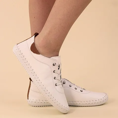 Lunar Trainers<Ladies Trainers - St Ives - White