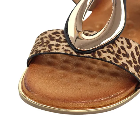 Lunar Sandals<Ladies Wedge Mules - Paradise - Black