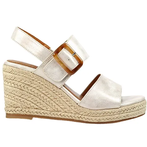 Lunar Sandals<Ladies Wedge Sandals - Rochester - Beige