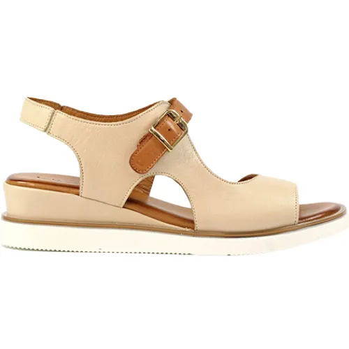 Lunar Sandals<Ladies Wedge Sandals - Spring - Beige