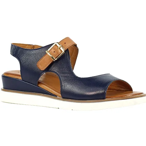 Lunar Sandals<Ladies Wedge Sandals - Spring - Navy