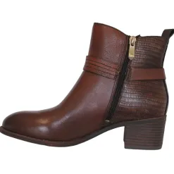 Marco Tozzi Boots<Block Heeled Ankle Boots - 25325-29 - Tan