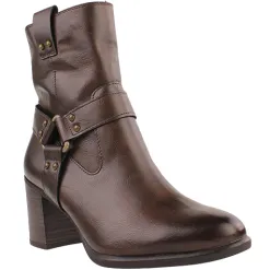 Marco Tozzi Boots<Block Heeled Ankle Boots - 25393-43 - Brown