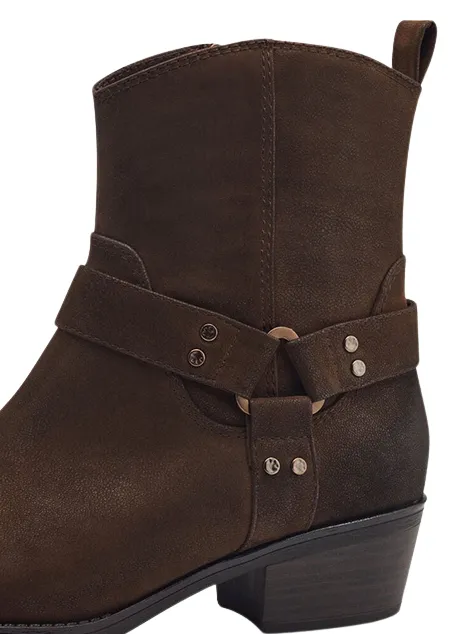 Marco Tozzi Boots<Ladies Ankle Boots - 25324-43 - Brown Nubuck