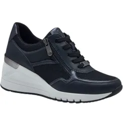 Marco Tozzi Trainers<Ladies Wedge Trainers - 23743-42 - Navy