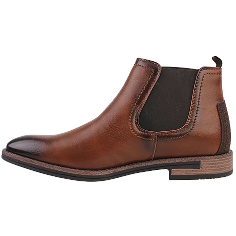 Marcozzi Boots<Men's Chelsea Boots - Dortmund - Cognac