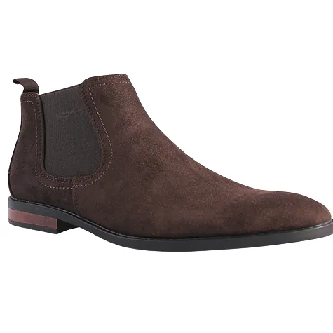 Marcozzi Boots<Men's Chelsea Boots - Bremen - Brown Suede