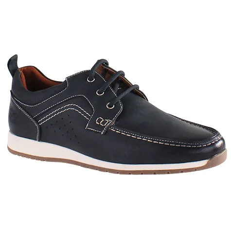 Marcozzi Shoes<Men's Moccasin Shoes - Gothenburg - Navy