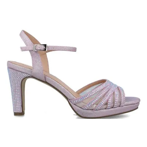 Menbur Heels<Dressy Heeled Sandals - 23872 - Lilac