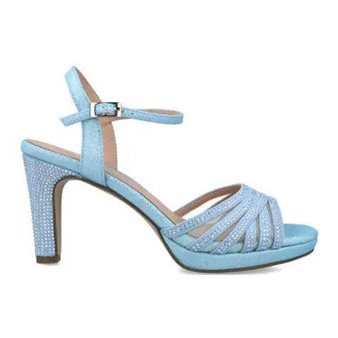 Menbur Heels<Dressy Heeled Sandals - 23872 - Blue