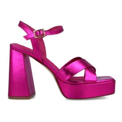 Menbur Heels<Platform Sandals- 23948 - Fuschia
