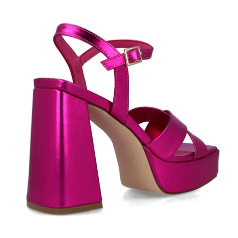Menbur Heels<Platform Sandals- 23948 - Fuschia