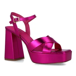 Menbur Heels<Platform Sandals- 23948 - Fuschia