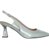 Menbur Heels<Sling Back Pumps - 23466 - Silver