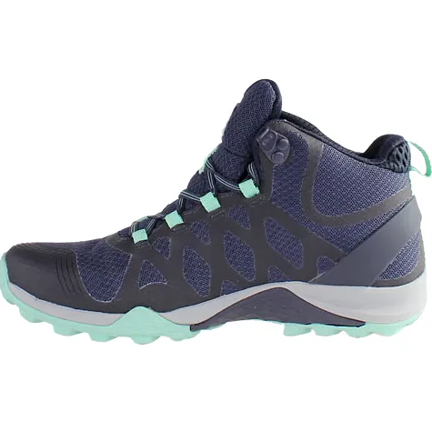 Merrell Boots<Ladies Hiking Boots - Siren 3 GTX Mid - Navy