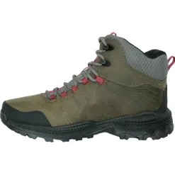 Merrell Mens Larger Sizes | Boots<Mens Hiking Boots - Forestbound Mid - Grey