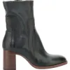 Mjus Boots<Block Heeled Ankle Boots - P26206 - Green
