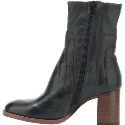 Mjus Boots<Block Heeled Ankle Boots - P26206 - Green