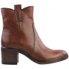 Mjus Boots<Block Heeled Ankle Boots - L49202 - Tan