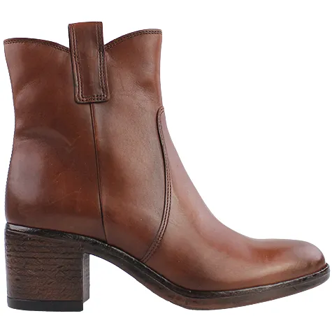 Mjus Boots<Block Heeled Ankle Boots - L49202 - Tan