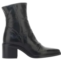 Mjus Boots<Block Heeled Ankle Boots - L39206 - Black