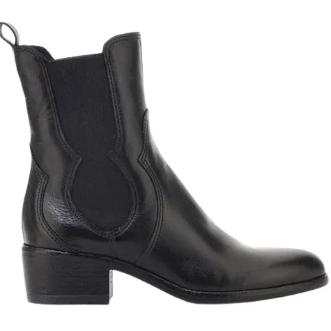 Mjus Boots<Block Heeled Chelsea Boots - L48205 - Black