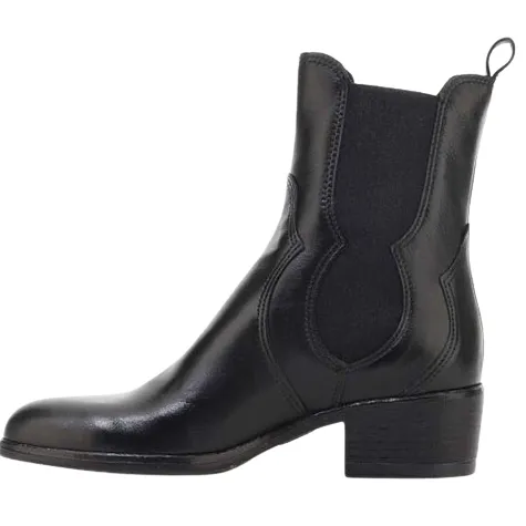 Mjus Boots<Block Heeled Chelsea Boots - L48205 - Black
