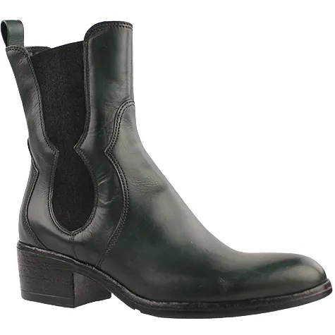 Mjus Boots<Block Heeled Chelsea Boots - L48205 - Green