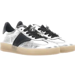 Mjus Trainers<Ladies Trainers - T94101 - Silver/Black