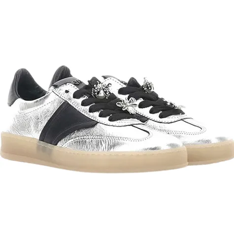 Mjus Trainers<Ladies Trainers - T94101 - Silver/Black