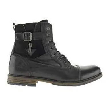 Mustang Mens Larger Sizes | Boots<Mens Ankle Boots- 4890503 - Black