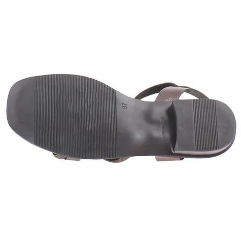 Oh My Sandals Sandals<Oh! My Sandals Ladies Flat Sandals - 5591 - Black/Silver