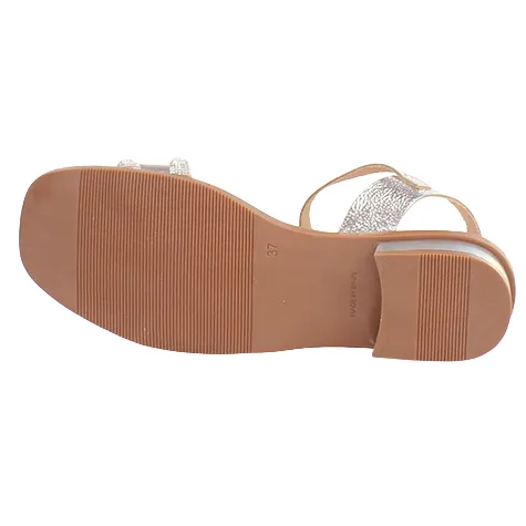 Oh My Sandals Sandals<Oh! My Sandals Ladies Flat Sandals - 5591 - Metallic