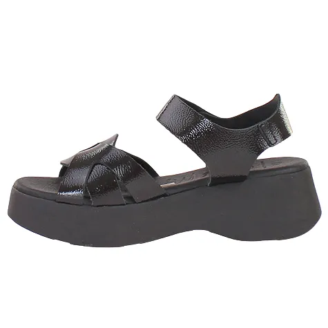 Oh My Sandals Sandals<Oh! My Sandals Ladies Platform Sandals - 5683 - Black Patent