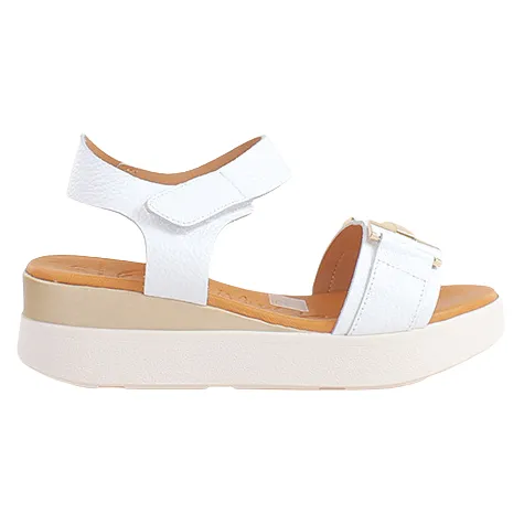 Oh My Sandals Sandals<Oh! My Sandals Ladies Wedge Sandals - 5672 - White