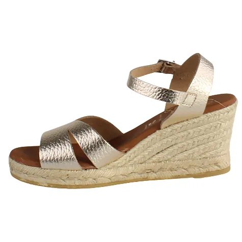 Oh My Sandals Sandals<Ladies Wedge Sandals - 5480 - Champagne