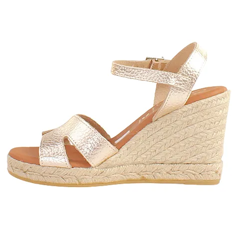 Oh My Sandals Sandals<Oh! My Sandals Ladies Wedge Sandals - 5746 - Metallic