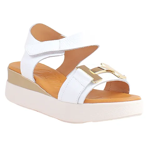 Oh My Sandals Sandals<Oh! My Sandals Ladies Wedge Sandals - 5672 - White