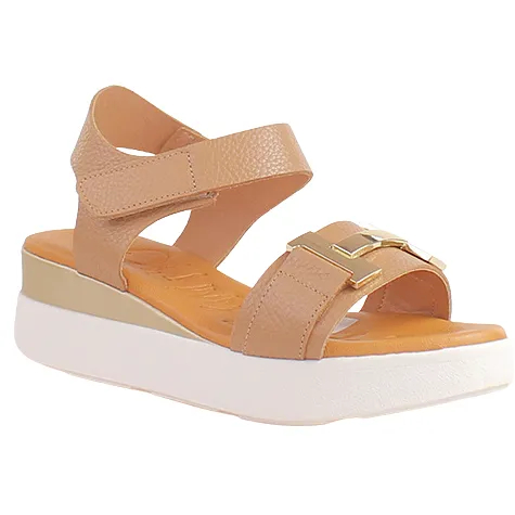 Oh My Sandals Sandals<Oh! My Sandals Ladies Wedge Sandals - 5672 - Taupe