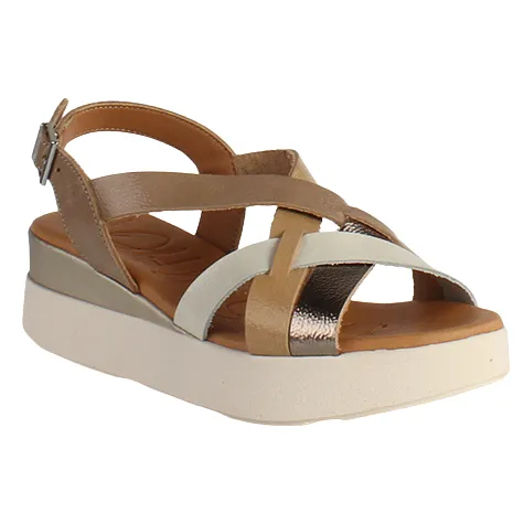 Oh My Sandals Sandals<Oh! My Sandals- Platform Sandals - 5418 - Taupe