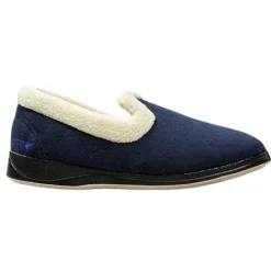 Padders Ladies Wide Fitting<Ladies Slippers - Repose - Navy