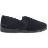 Padders Mens Larger Sizes | Slippers<Men's Slip On Slippers - Albert - Navy