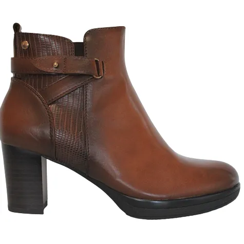Patrizio Como Boots<Block Heeled Ankle Boots - Rovereto - Tan