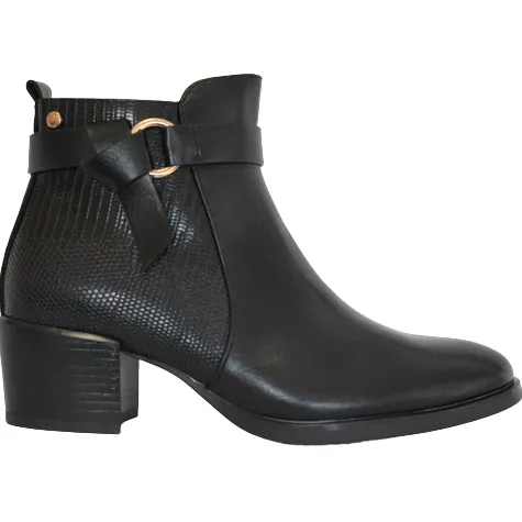 Patrizio Como Boots<Block Heeled Ankle Boots - Bitonto - Black