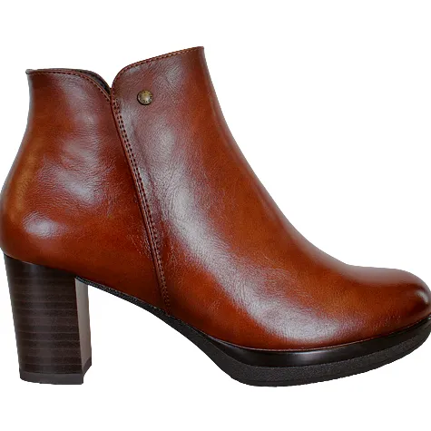 Patrizio Como Boots<Block Heeled Ankle Boots - Trogen - Tan