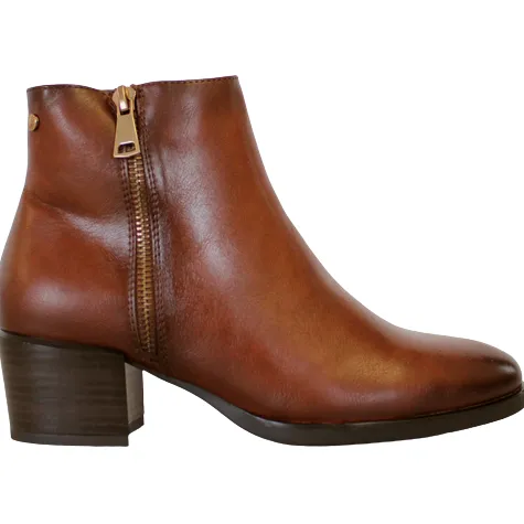 Patrizio Como Boots<Block Heeled Ladies Ankle Boots - Speicher - Tan