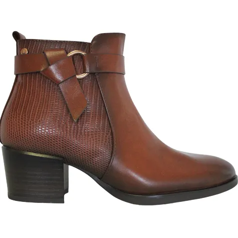Patrizio Como Boots<Block Heeled Ankle Boots - Bitonto - Tan