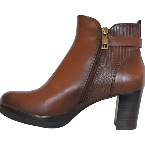Patrizio Como Boots<Block Heeled Ankle Boots - Rovereto - Tan